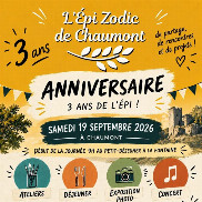 L’Épi Zodic fête ses 3 ans à Chaumont !